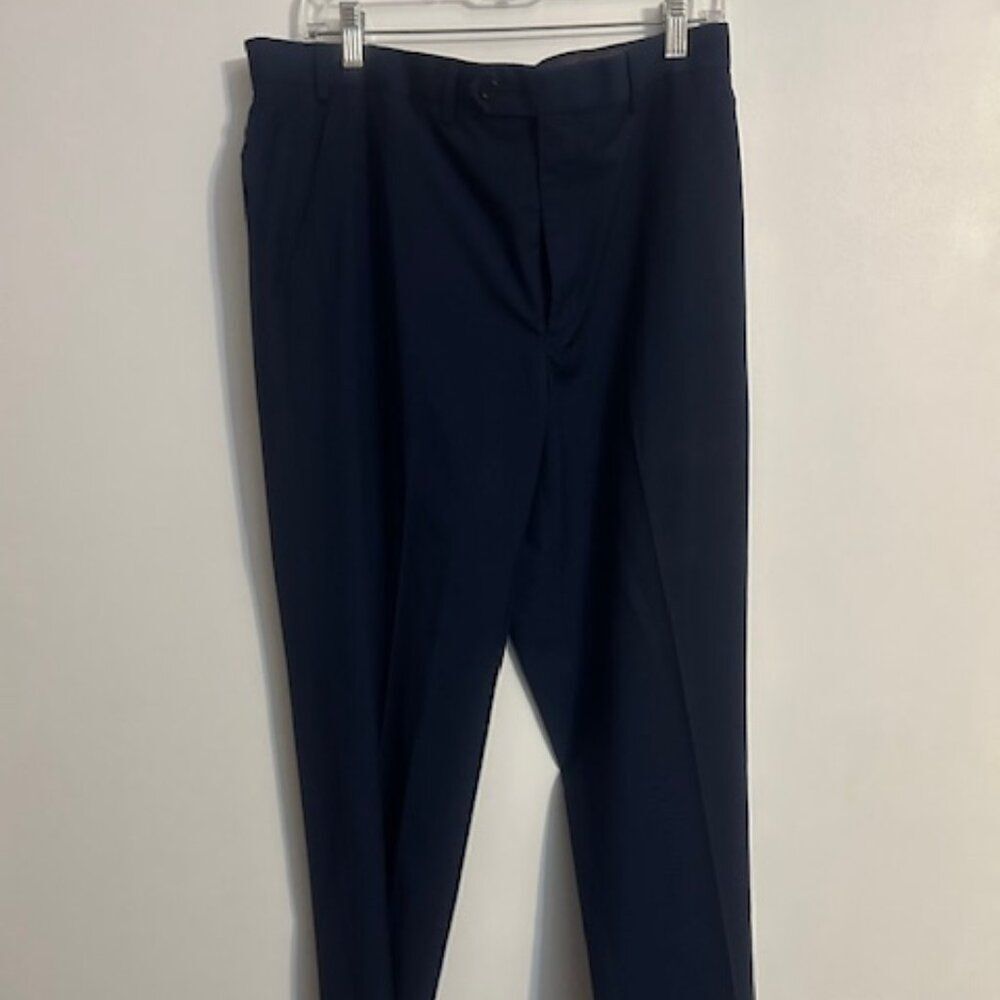 Michael Michael Kors blue straight leg trousers, size 36/32